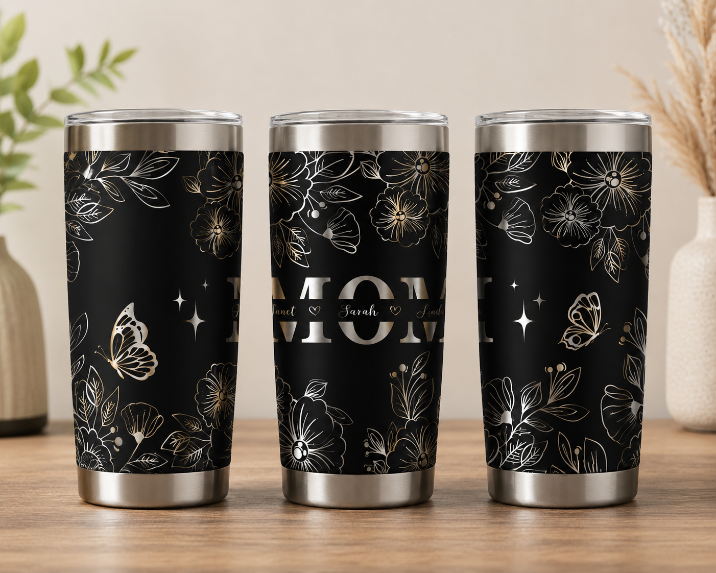 20oz Full Wrap Engraved Tumbler | Personalized Stainless Steel Travel Cup