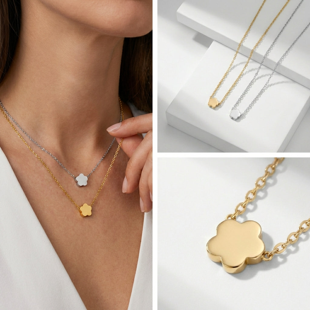 Flower Pendant Necklace