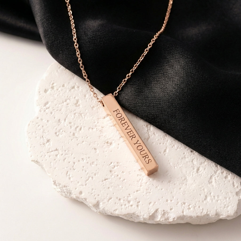 Heirloom 4-Sided Vertical Bar Necklace – A Story You Can Wear