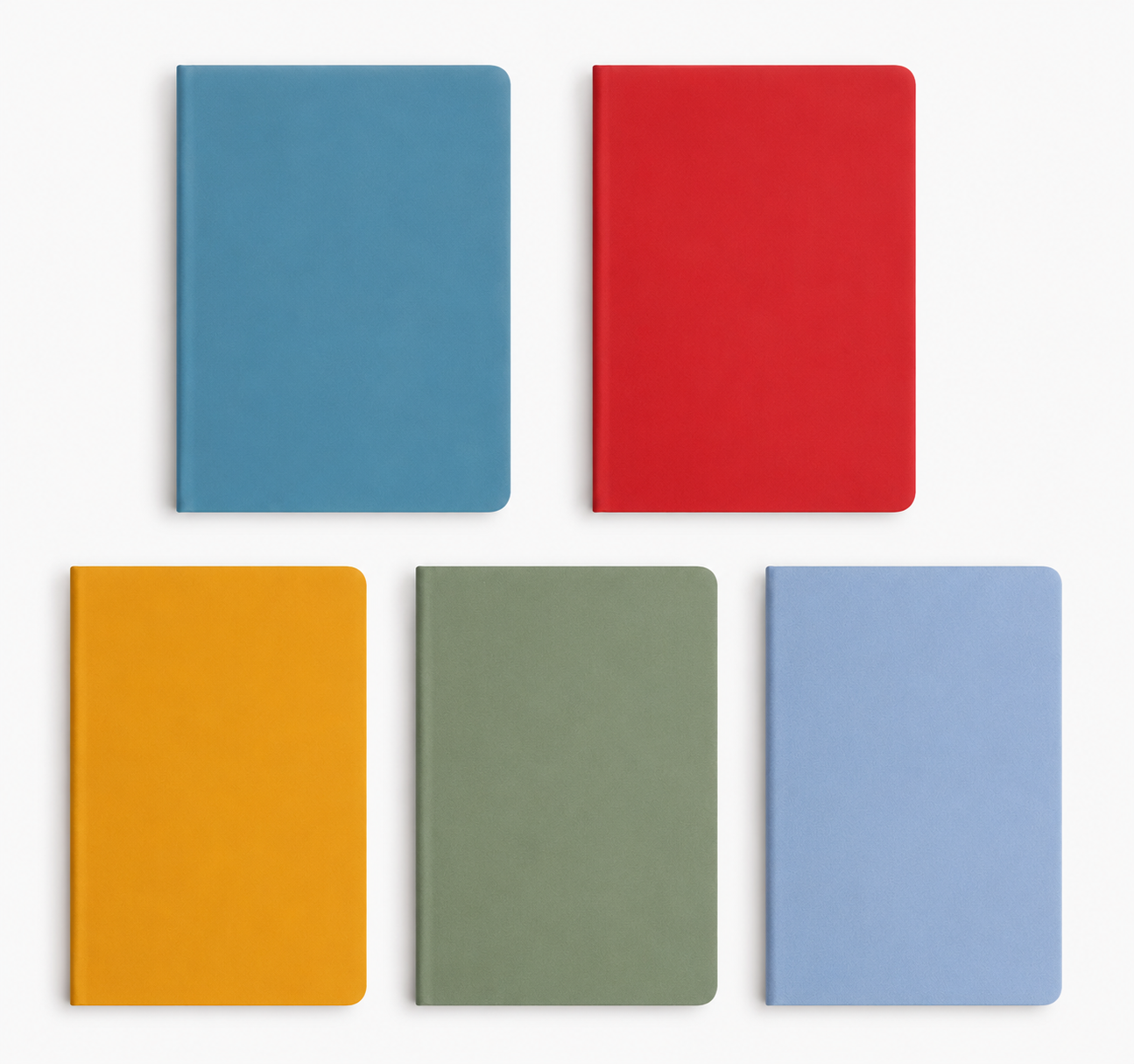 A5 journal colour options available for custom laser engraving