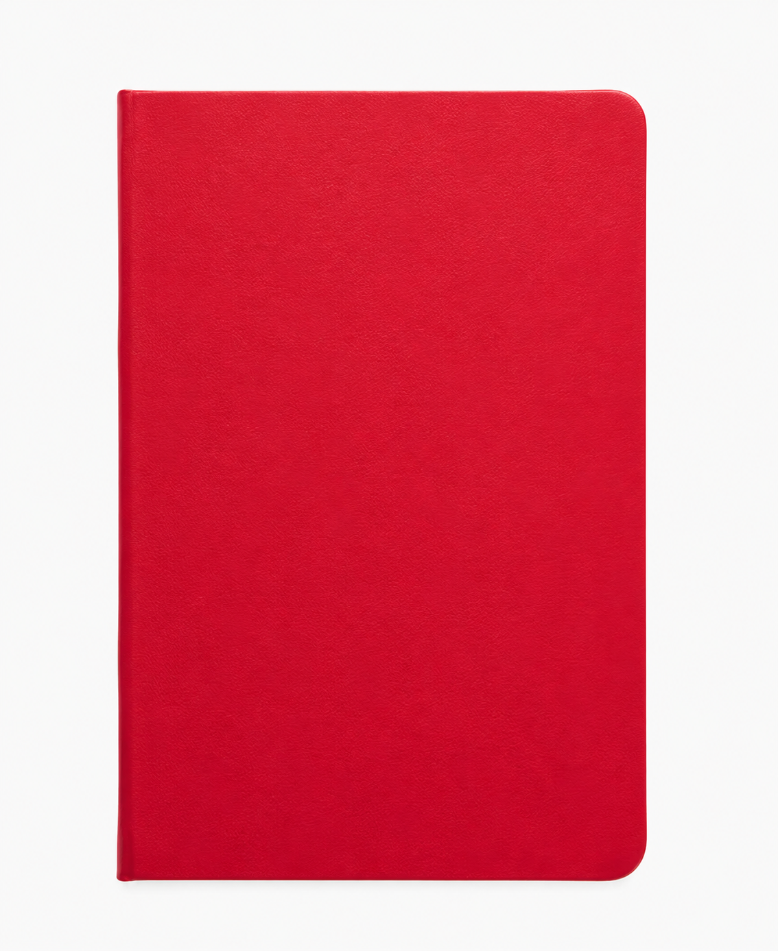 Fire engine red A5 journal for personalized laser engraving