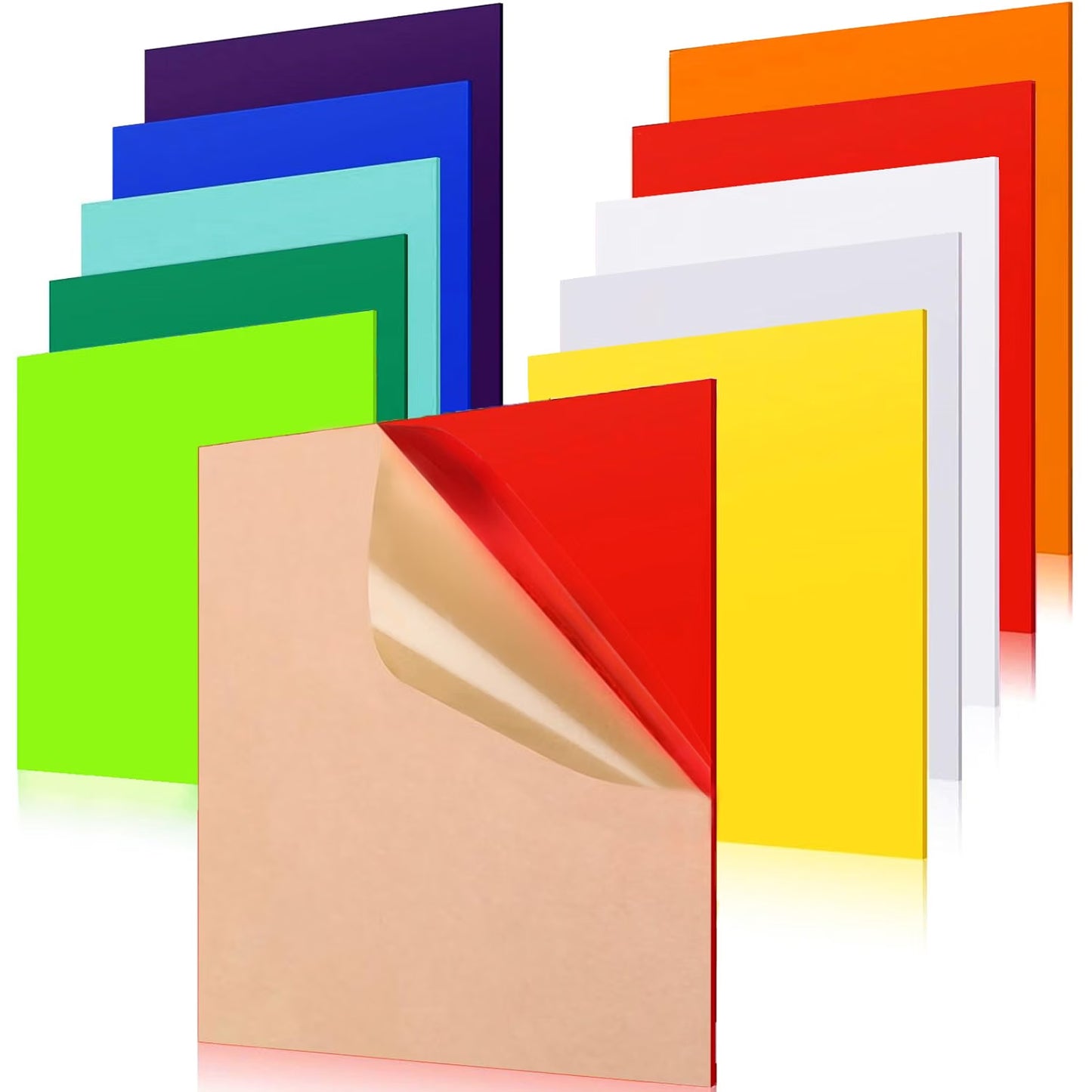 Acrylic colour choices for personalized Look What I Made kids artwork magnet