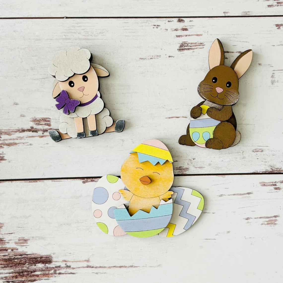 Build & Paint Easter Keepsake Kit – DIY Bunny, Lamb or Chick