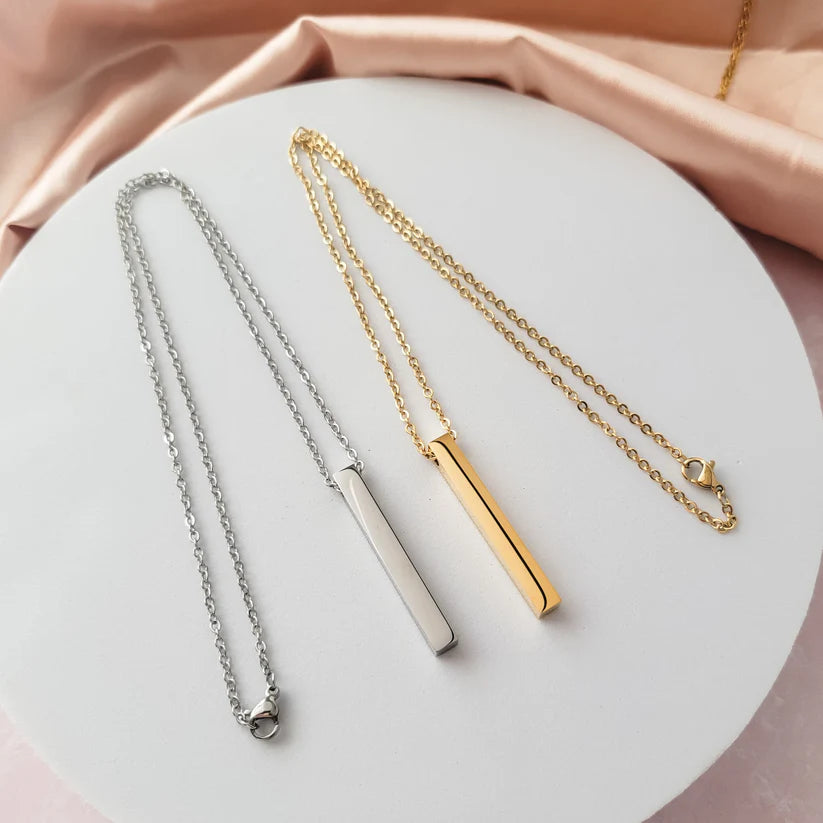 Heirloom 4-Sided Vertical Bar Necklace – A Story You Can Wear